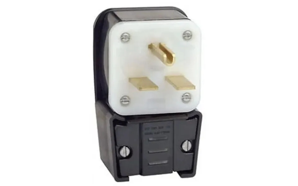 Leviton 9630-p Plug Angle 6-30p 30 Amp 250 Volt Industrial Power - Black