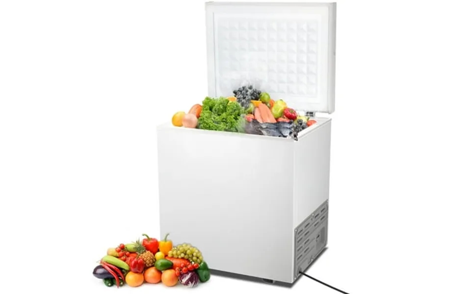 Lhriver 1.8 Cu.ft Freezer Freestanding Top Open Door Compact Freezer Adjustable Temperature Suitable For Home Kitchen Of