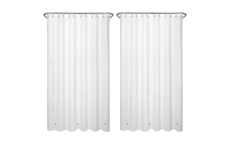 Liba Peva 8-gauge Bathroom Shower Curtain Liner 72 W X 72 H 8g White Heavy-duty Thickness Stall Shower Liner Waterproof