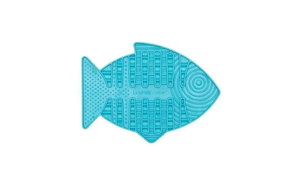 Lickimat 349319 Casper Slow Food Feeder Mat For Cats Turquoise - Pack Of 12