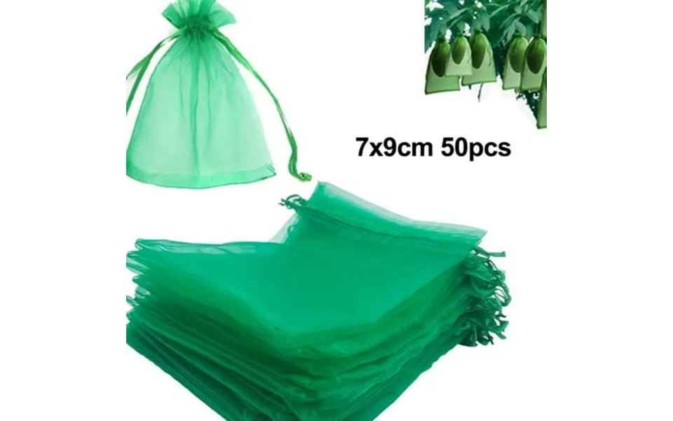 Lierteer 50pcs Plant Fruit Grape Protection Netting Bags For Trees Garden Cover Mesh Bags 7 9 10 15 20cm Mesh Against Bi