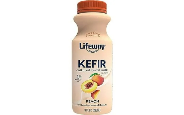 Lifeway Low Fat Peach Kefir 8 Fluid Ounce - 6 Per Case. product image