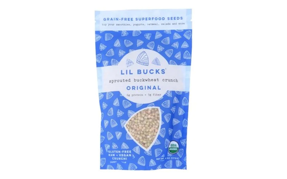 Lil Bucks Sprouted Buckwheat Crunch Original Organic - 6 Oz