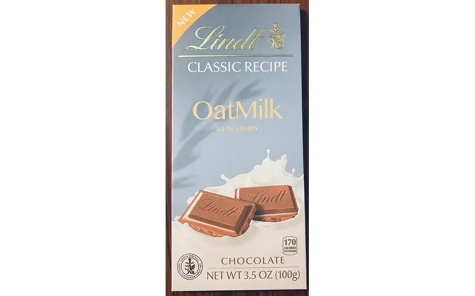 Lindt Classic Recipe Non Dairy Oatmilk Chocolate Bar 3.5 Oz Plant Based