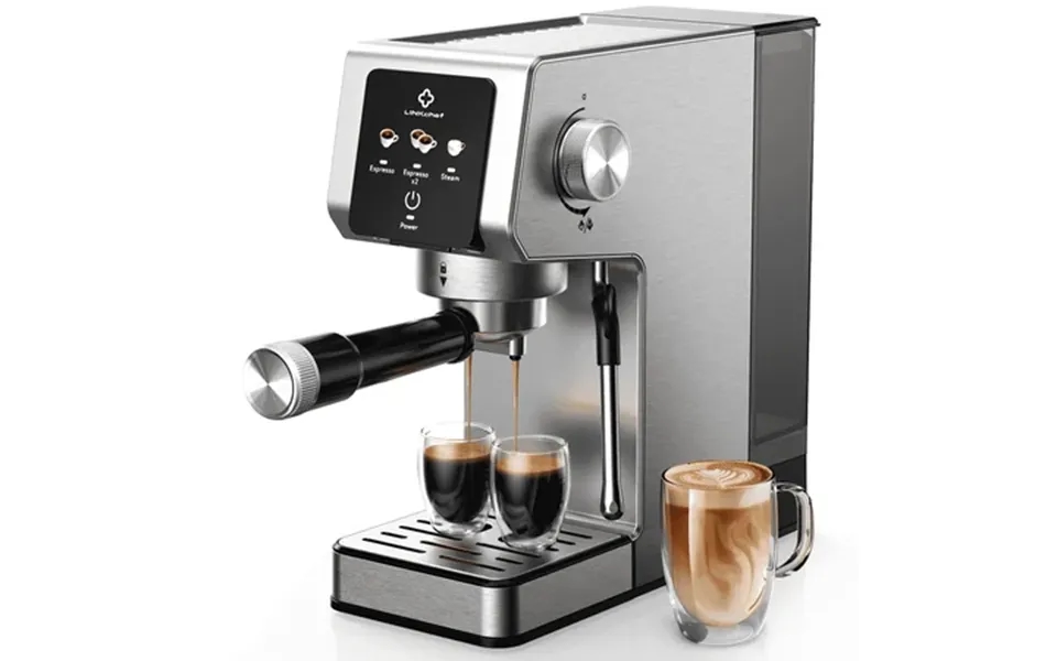 Linkchef Espresso Machine 20 Bar Professional Espresso Maker With Milk Frother Steam Wand
