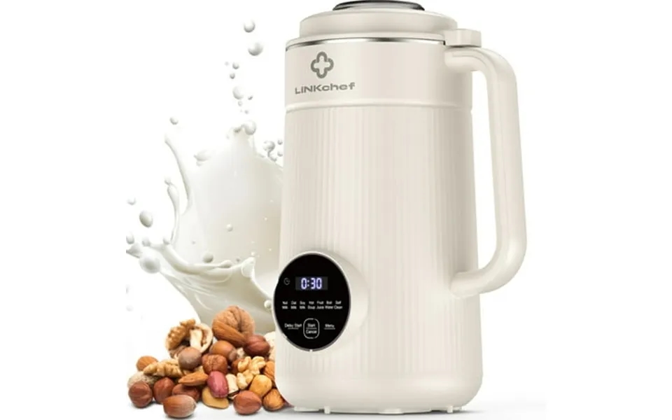 Linkchef Nut Milk Blender Soy Oat Almond Plant Based Milks And Hot Soup Maker With Delay Start