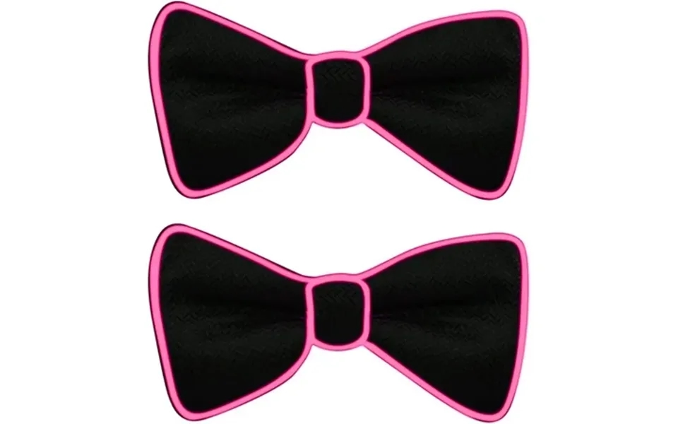 Linlin 2 Pcs Led Bow Tie Light Up Bow Tie Led Bow Tie Adjustable Light Up Bow Tie Novelty Bow Tie Party Glowing Led Tie