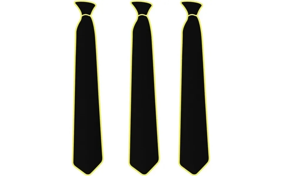 Linlin 3 Pcs Led Tie Light Tie Glow Light Tie Neon Led Ties Led Light Tie Cool Novelty Tie For Party