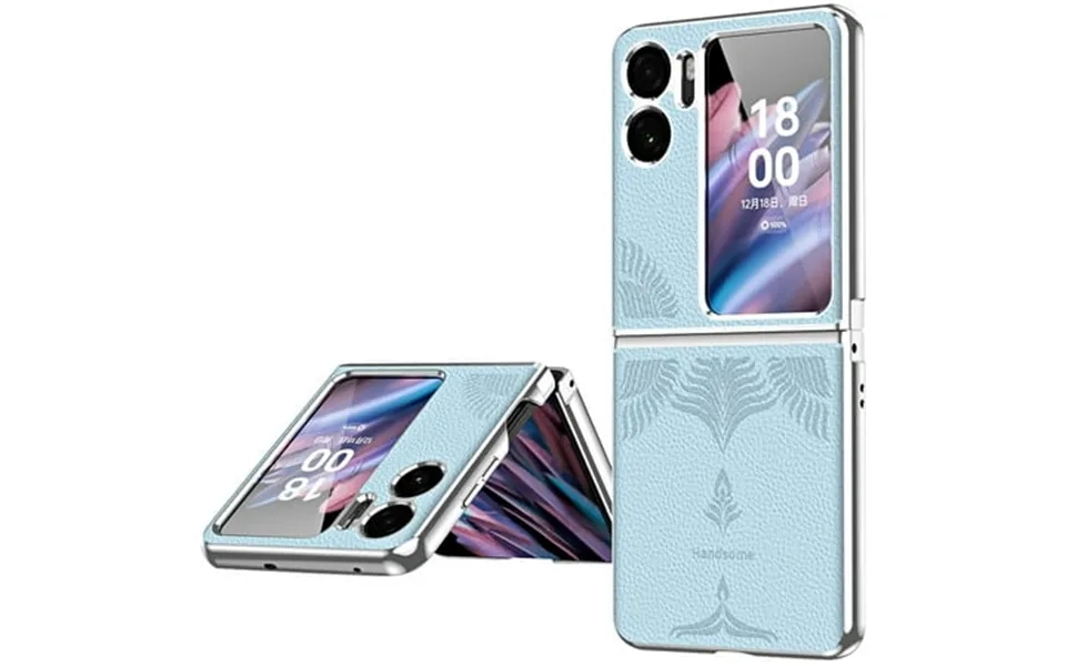 Linlin Case For Oppo Find N2 Flip Phone Case Electroplating Process Patterned Phone Case Full Protection Cover For Oppo
