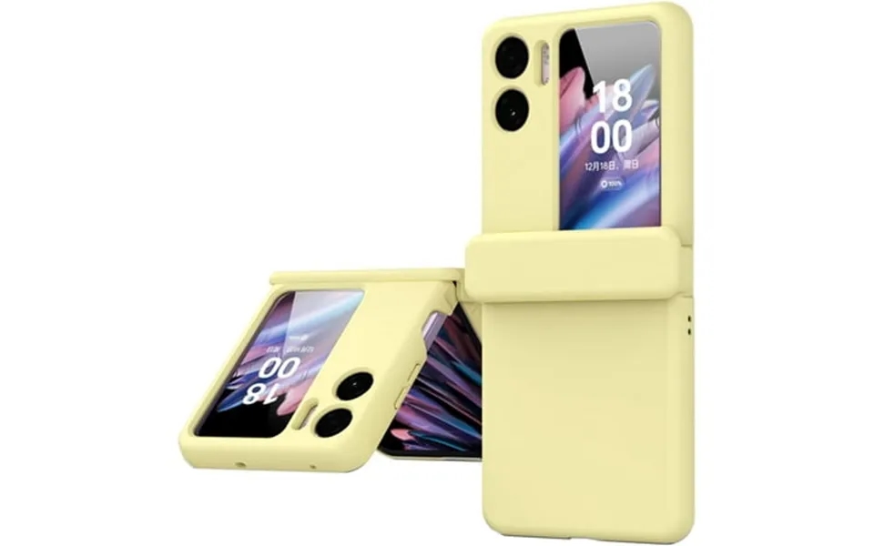 Linlin Case For Oppo Find N2 Flip Phone Case With Small Screen Protector & Hinge Magnet Comfortable Design Accurate Hole