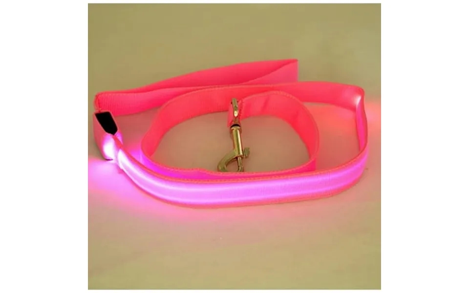 Linlin Led Dog Leash Light Up Dog Leash Usb Light Up Rechargeable Nylon Dog Leash With 3 Mode Weatherproof