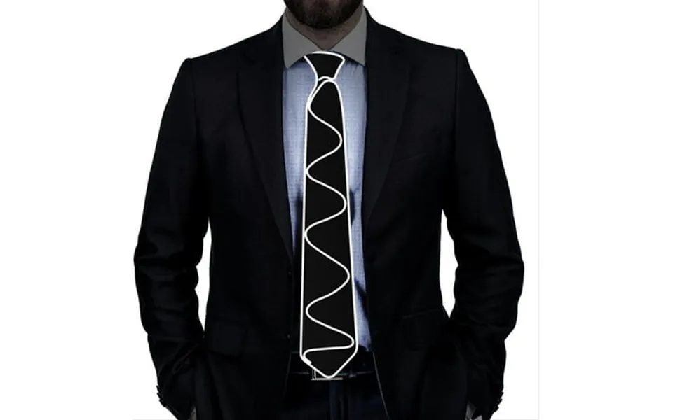 Linlin Led Tie Light Tie Glow Light Tie Neon Led Ties Led Light Tie Cool Novelty Tie For Party