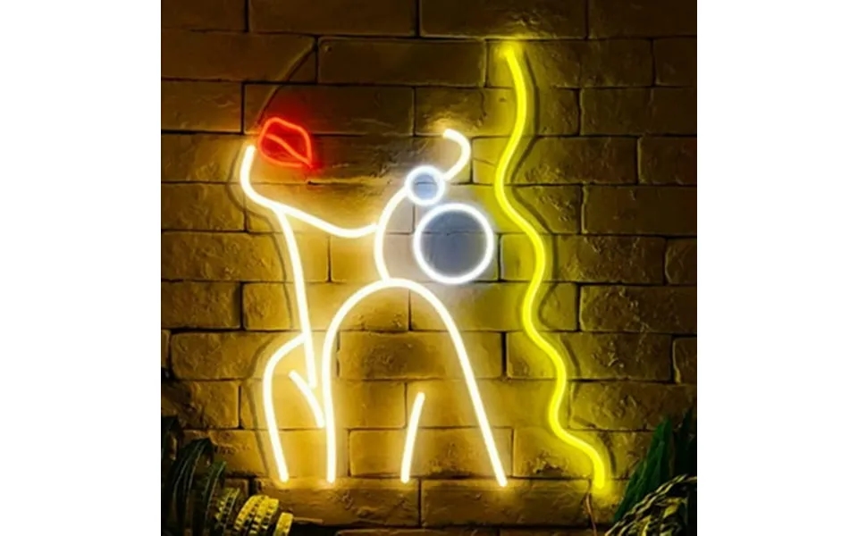 Linlin Neon Sign Sexy Lady Lamp Decoration Night Light Mood Light Table Desk Led Light Present Kids Home Party Birthday