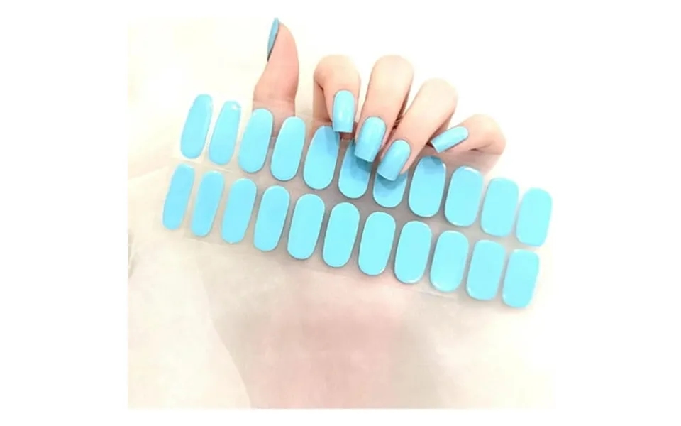 Linlin Semi Cured Gel Nail Strips Uvnails Semicured Gel Nail Sticker Kit Long Lasting Nail Polish Strips Gel Nail Strips