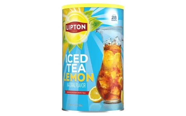 Lipton Lemon Iced Tea Mix Caffeinated Black Tea 28 Quarts product image