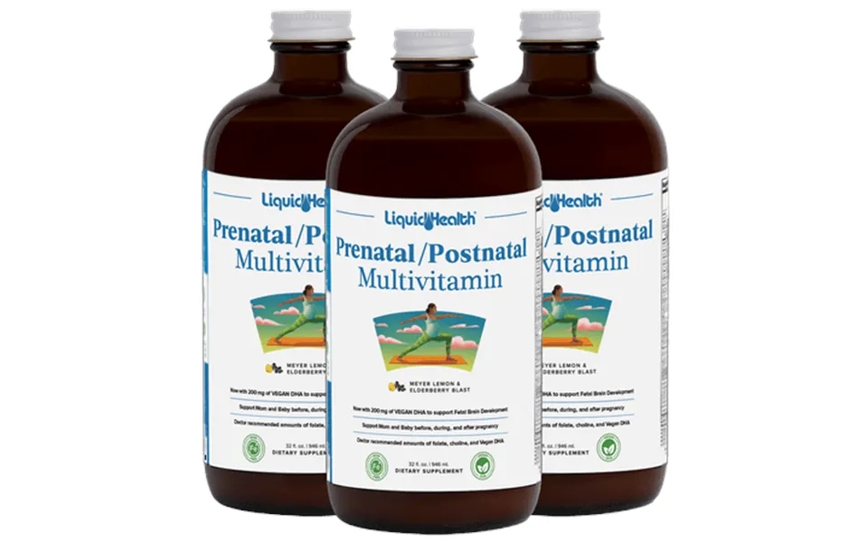 Liquidhealth Prenatal Postnatal Multiple Liquid Women S Multivitamin With Real Folate - Pre & Postnatal Vitamins For Bef