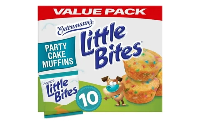 Little Bites Party Cake Muffins 10 Packs Cake And Sprinkles Mini Muffins 16 product image