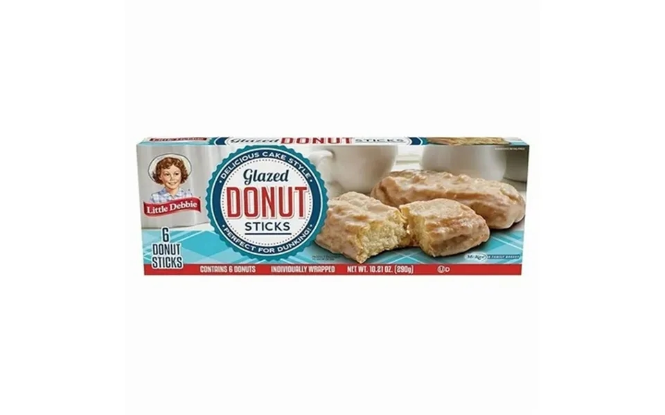 Little Debbie Donut Sticks 6 Individually Wrapped Snack Cakes 10 Oz