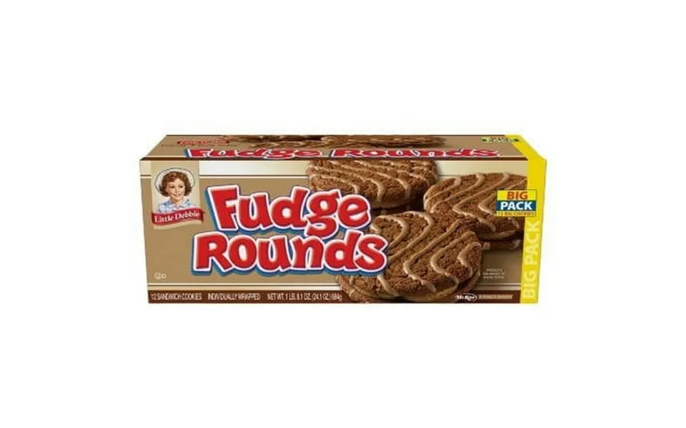 Little Debbie Fudge Rounds 2oz 12pk Pack Of 3