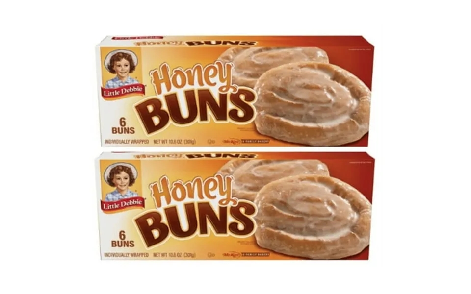 Little Debbie Honey Buns 6 Ct 10.6 Oz Pack Of 2