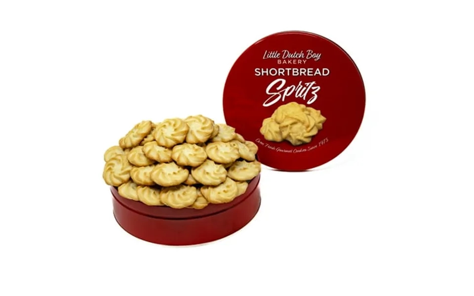 Little Dutch Boy Bakery Shortbread Spritz Baked Gourmet Cookie Tin 28 Oz Approx