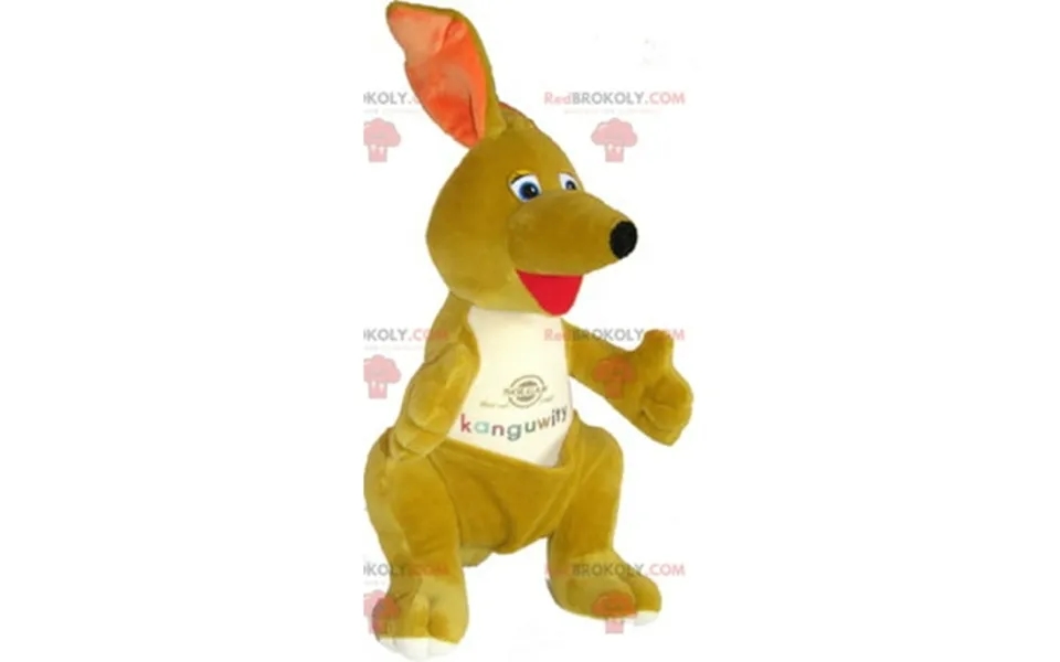 Little Kangaroo Redbrokoly Mascot With Pocket