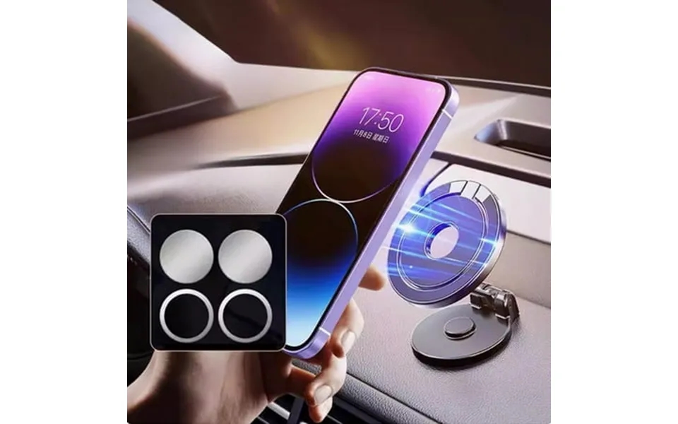 Livrdious Car Phone Support Stand 2024 New Double Magnetic A-pple Android Be Current Navigation Multi Functional Phone S