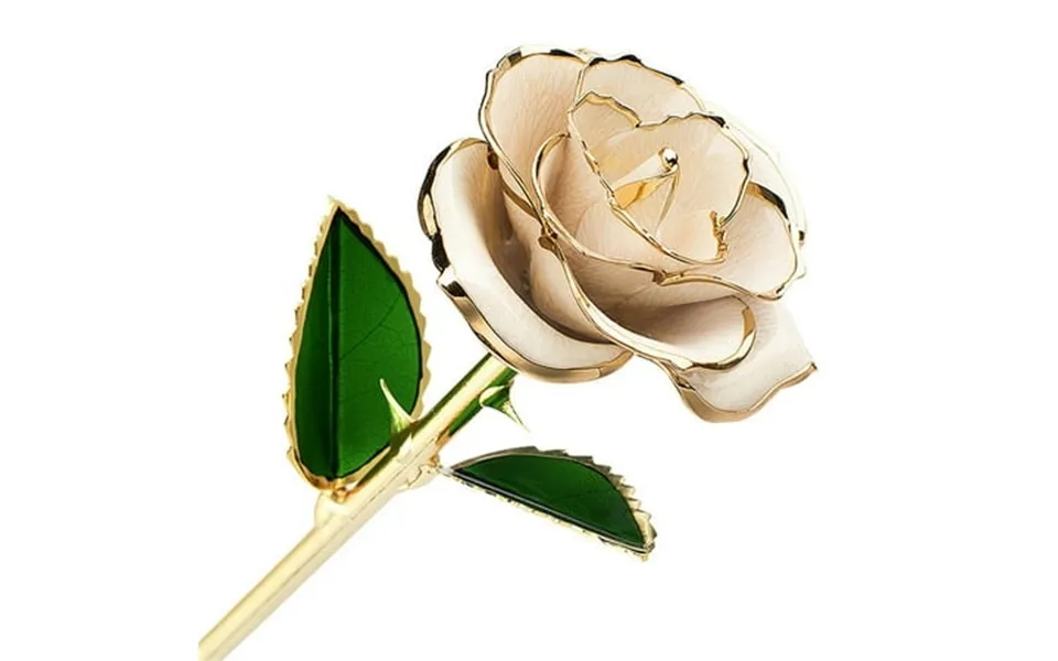 Lmtodlfg Gold Dipped Rose 24k Gold Rose-fovever Real Long Stem 24k Golden Rose Exquisite Romantic Gifts For Women Wife A