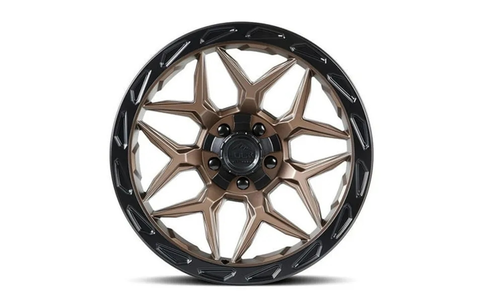 Lock Offroad For Matrix 20x10 8x180 -18et 124.3 Matte Bronze W Matte Black Ring Wheel