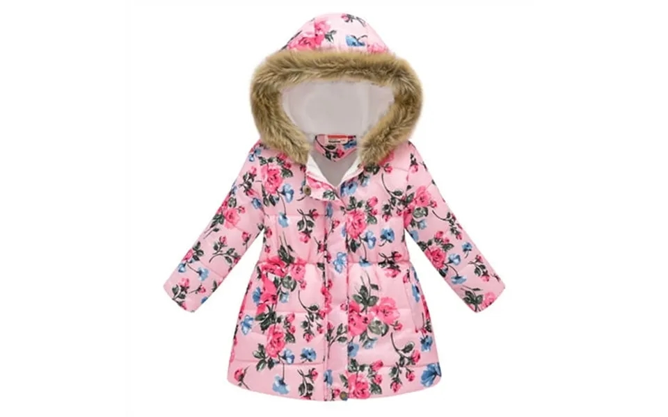 Lojoutye 2025 Hooded Jacket Baby Women Jacket Winter Kids Warm Outwear Windproof Bright Puffy Jacket Coat Thick Winter B