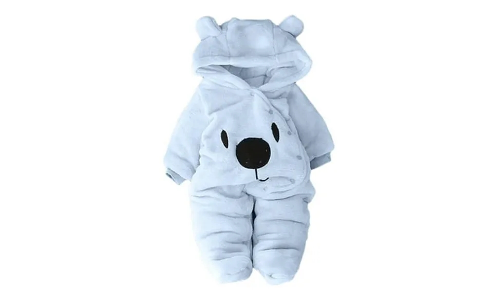 Lojoutye 2025 Jumpsuit Boy Hooded Solid Outfit Girl Romper Clothes Baby Dress Set Baby Velvet Cartoon Bear Junior Outfit
