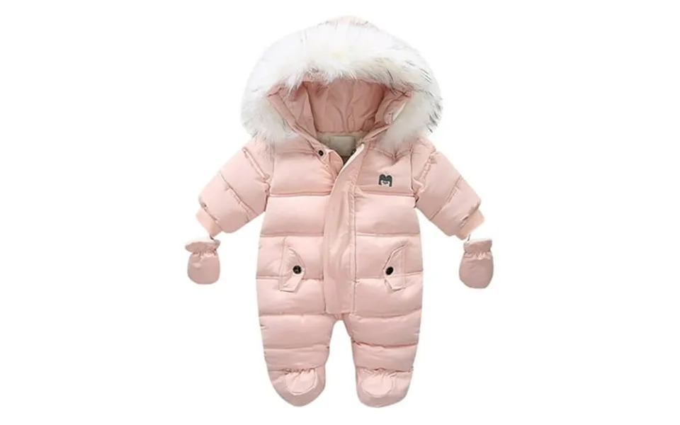 Lojoutye 2025 New Girls Snow Wear Girls Boys Sweater 4t Snowsuit Girls Coat Winter Thick Warm Kids Snow Suit Hooded Coat