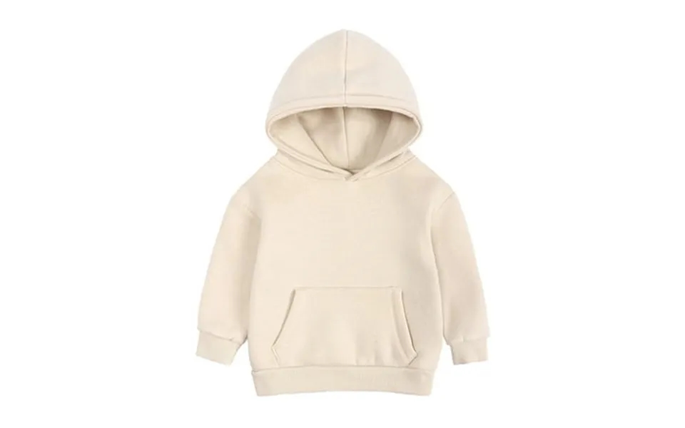 Lojoutye 2025 Pullover Hoodie Boy Sweatshirt Solid Hooded Jacket Plus Babies Hooded Color Kids Plain Hooded Sweatshirt T