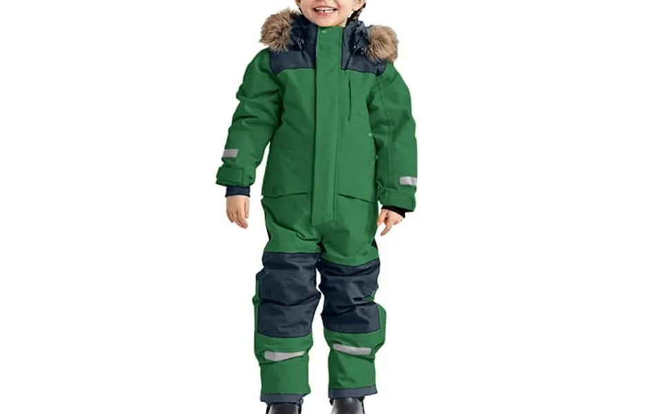 Lojoutye 2025 Snowsuit Children S Ski Baby Christmas Dress Suit Thermal Ski Overall 2t Romper Winter Warm Snow Overall W