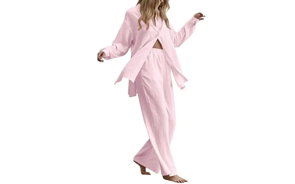 Lojoutye 2025 Women Ladies 2 Piece Women S Petite Blazers Retro Plus Size Cotton Vertical Lines Jumpsuit And Shirt Suit