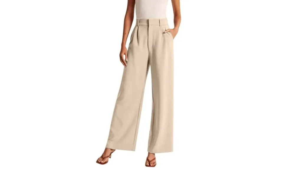 Lojoutye 2025 Women Wide Leg Pants Set For Women Casual For Women Work Business Women Petite Pants Casual High Waisted D