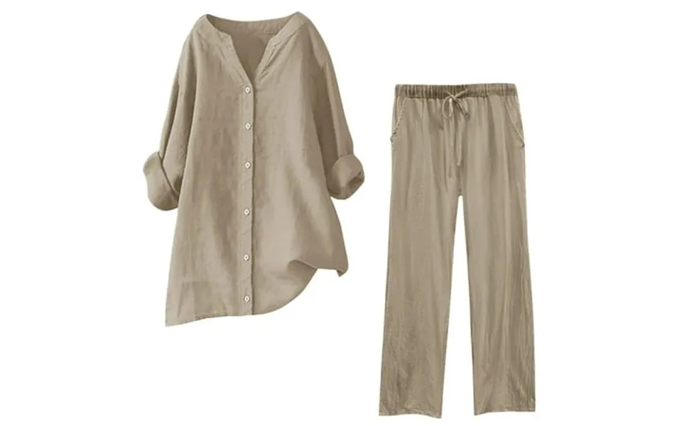 Lojoutye 2025 Womens 2 Piece Outfits Women Jumpsuits And Rompers Dressy Wide Leg Blouse Pockets Women S Jumpsuits Elasti