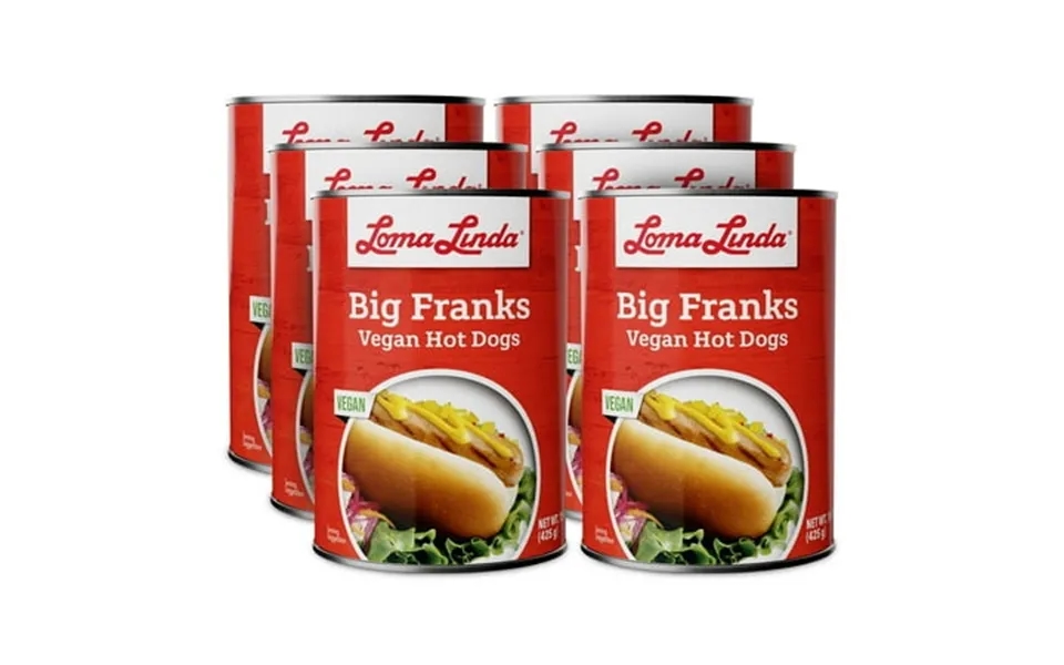 Loma Linda Big Franks 15 Oz. Pack Of 6