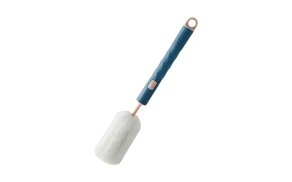 Long Handle Sponge Bottle Brush - 360 Rotating Head Cleaner For Baby Bottles Travel Mugs & Narrow Containers With Hangin