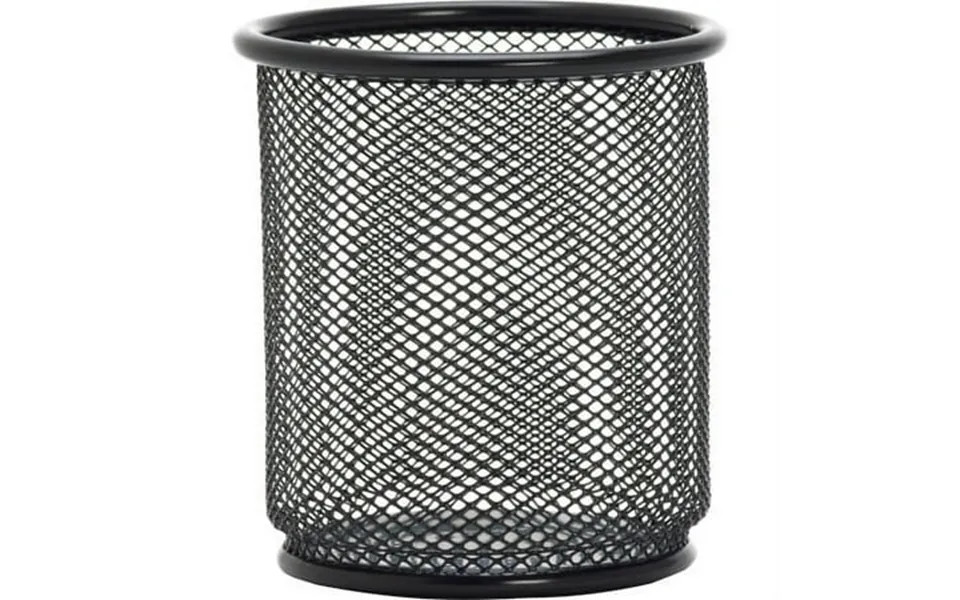 Lorell Black Mesh Wire Pencil Cup Holder 3.5 X 3.9 X - Steel