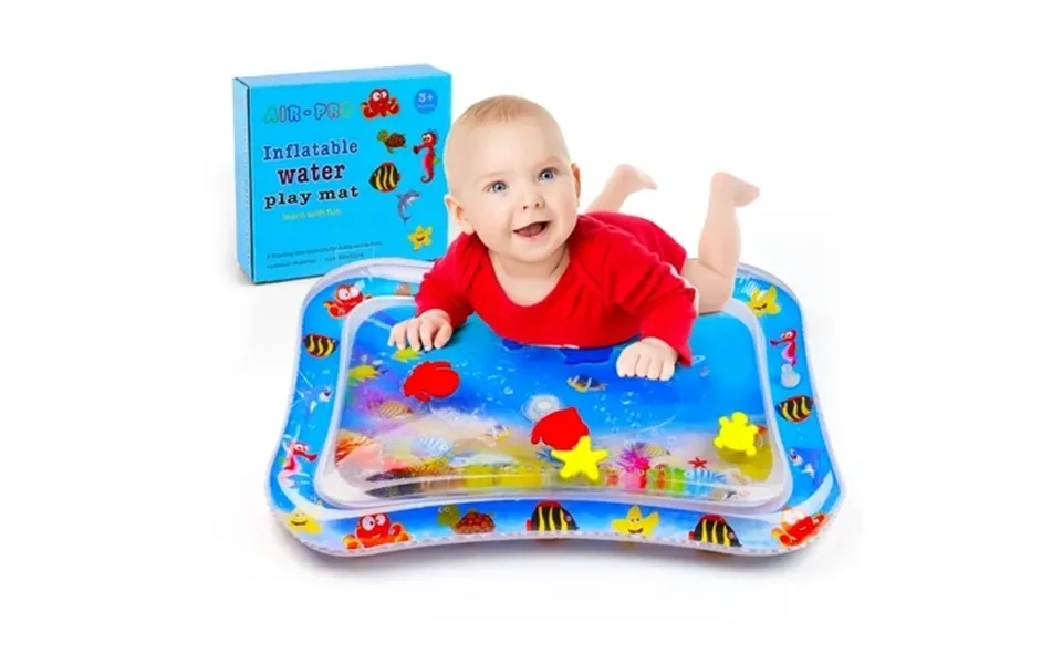 Lotfancy Inflatable Tummy Time Mat Baby Water Play Mat Toys For Infants Toddlers 3 To 24 Month 26 X20