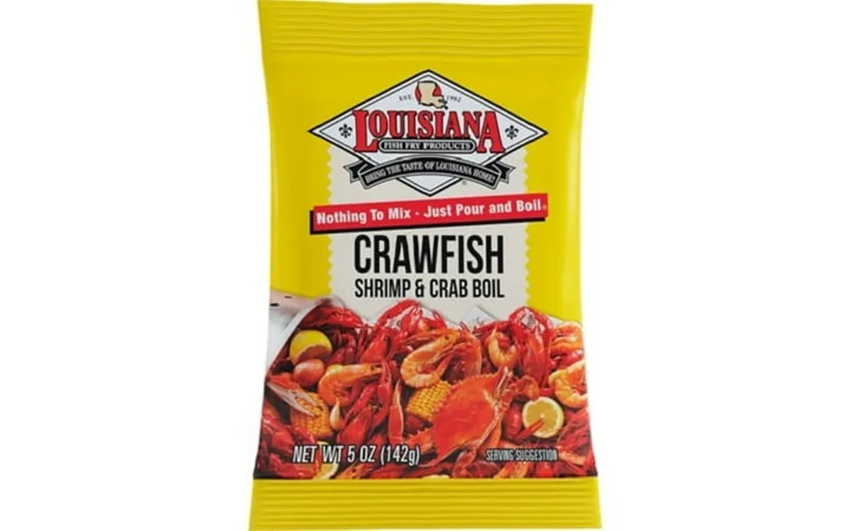 Louisiana Fish Fry Crawfish Crab And Shrimp Boil 5 Oz Bags