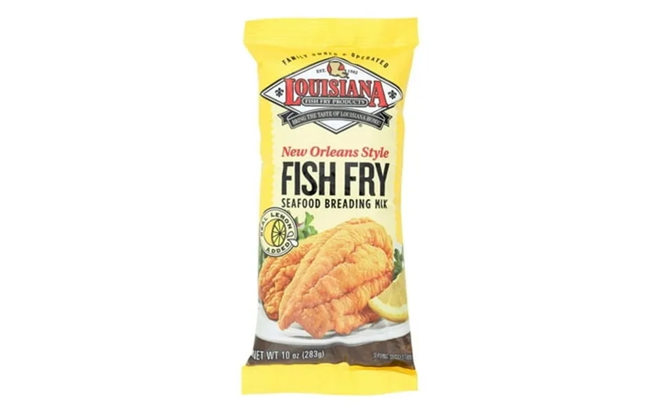 Louisiana Fish Fry New Orleans Style Lemon Mix 10-ounce Pack Of 12