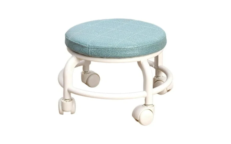 Low Roller Seat Stool Pulley Wheel Stool 360 Rotating Rolling Stool Small Comfortable Pedicure Stool Shoe Stool Seat For