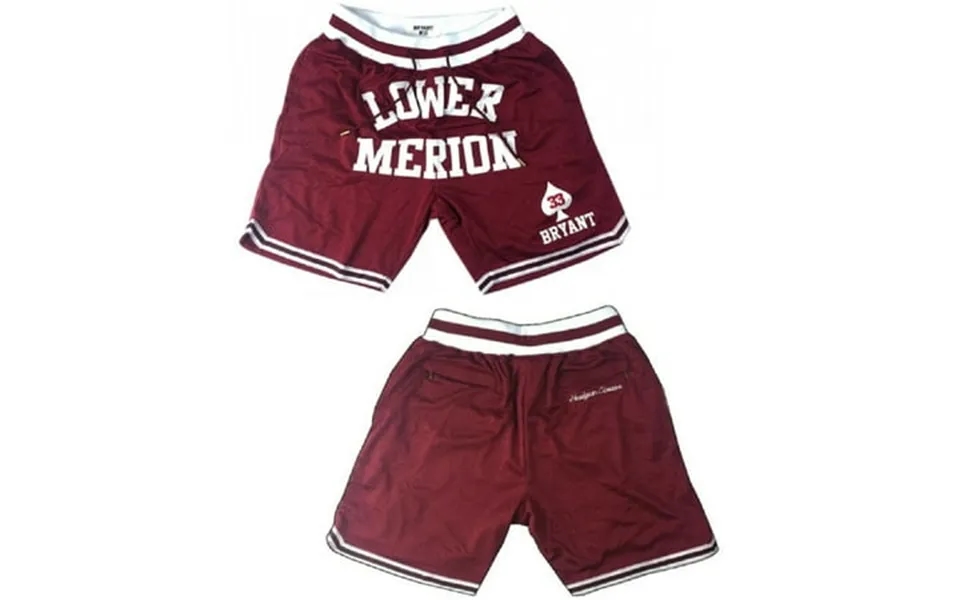 Lower Merion Aces Kobe Bryant Maroon Shorts 3x