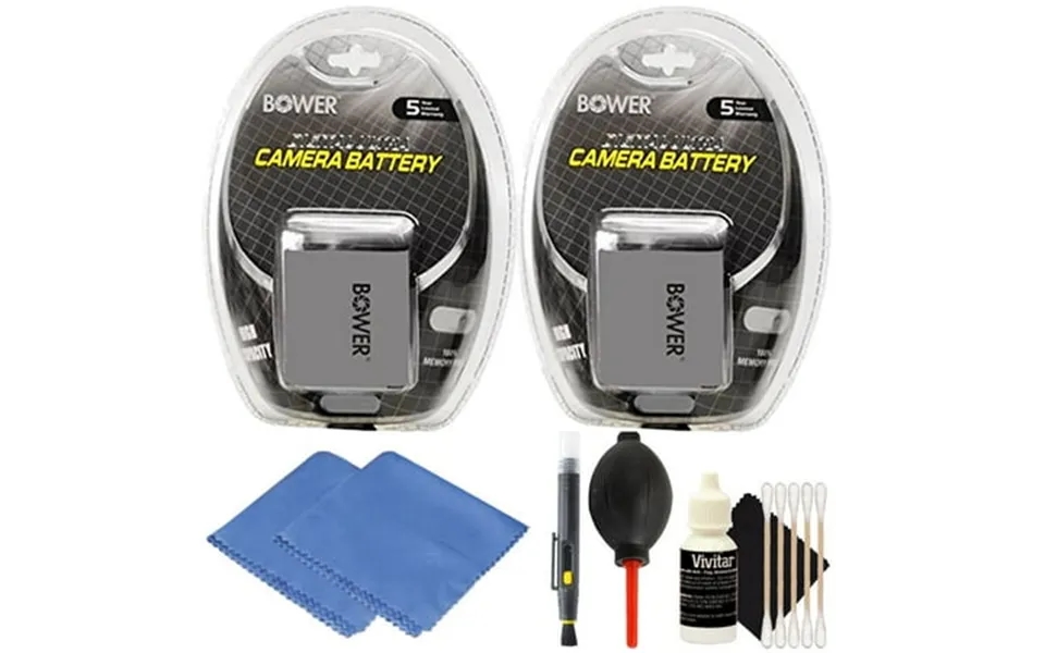 Lp-e10 Replacement Battery 2x Kit For Canon Eos Rebel T3 T5 T6 D-slr Camera