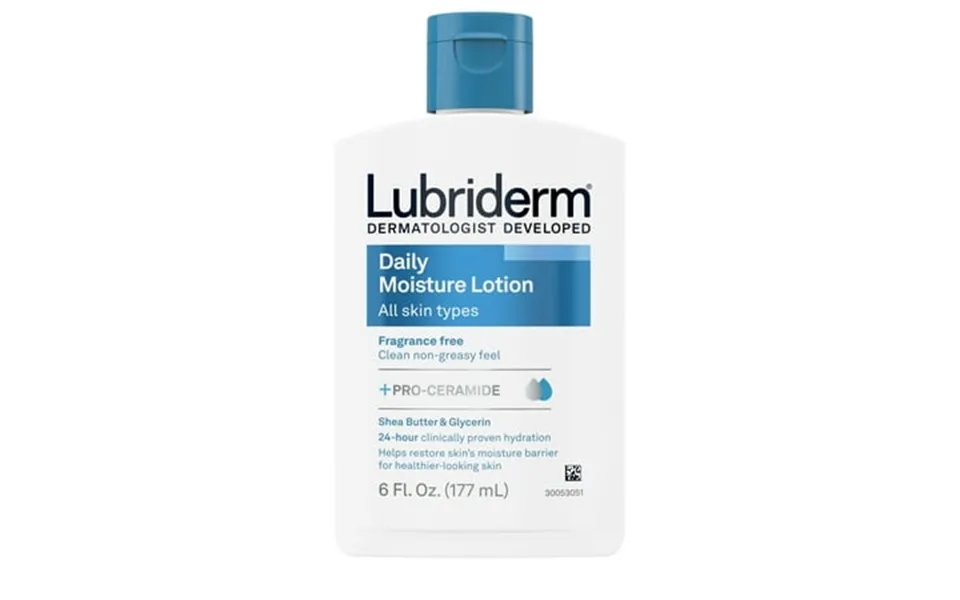 Lubriderm Unscented Daily Moisture Lotion Pro-ceramide 6 Fl. Oz