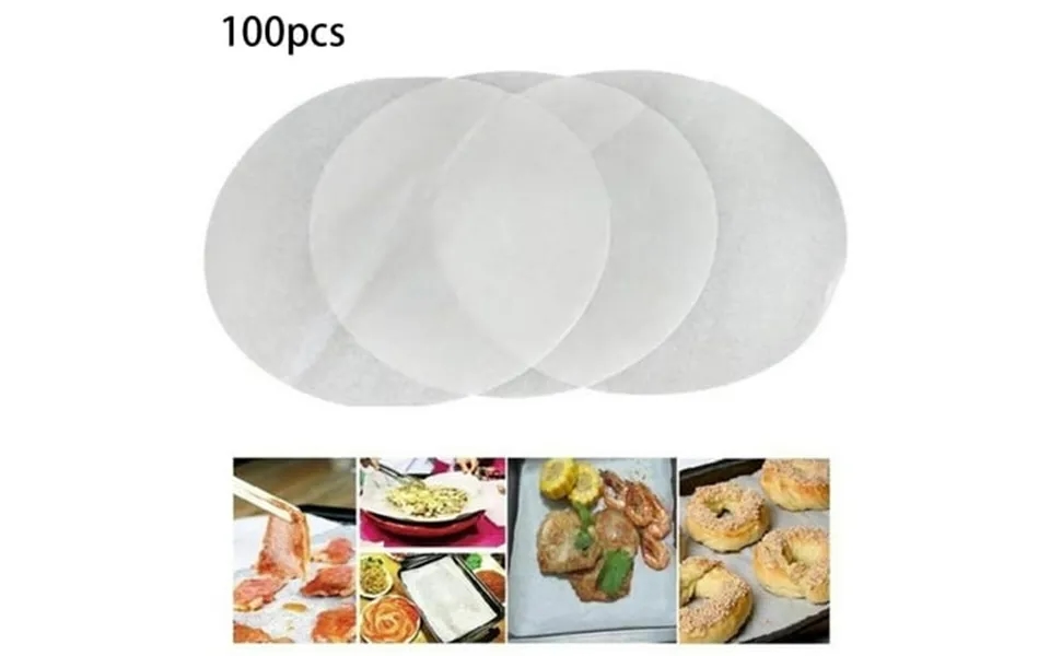 Ludlz 100pcs Non Sticky Baking Paper Bread Snack Steamer Air Fryer Sheet Kitchen Tool