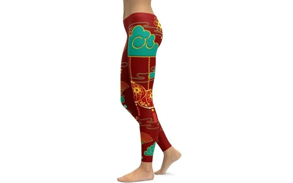 Lunar New Year Leggings Size L Fiercepulse