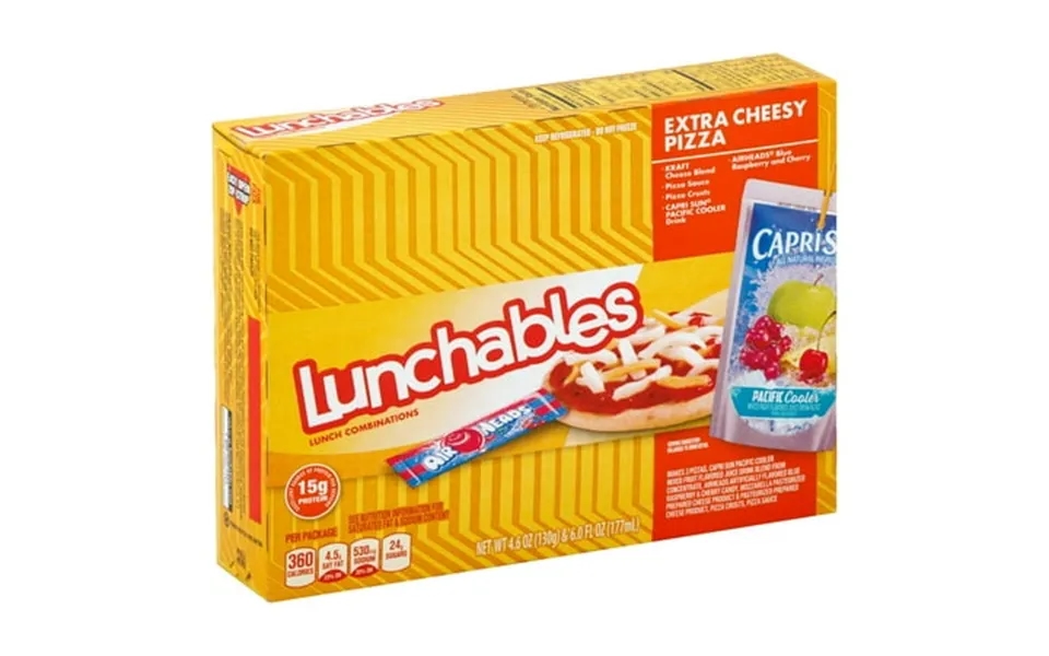 Lunchable Cheese Pizza With Capri Sun Convenience Meal 10.6 Ounce -- 8 Per Case